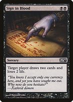 Matte Finish Magic 2010 Sign in Blood ( #112 )