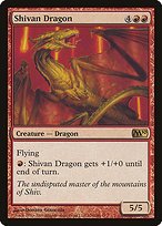 Matte Finish Magic 2010 Shivan Dragon ( #156 )