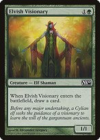Matte Finish Magic 2010 Elvish Visionary ( #178 )