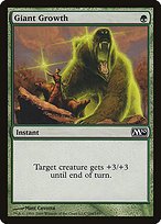 Matte Finish Magic 2010 Giant Growth ( #184 )