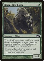 Matte Finish Magic 2010 Stampeding Rhino ( #204 )