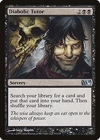 Glossy Finish Magic 2011 Diabolic Tutor ( #93 )