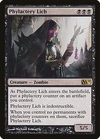 Glossy Finish Magic 2011 Phylactery Lich ( #110 )