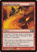 Glossy Finish Magic 2011 Chandra's Outrage ( #128 )