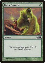 Glossy Finish Magic 2011 Giant Growth ( #178 )