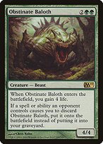 Glossy Finish Magic 2011 Obstinate Baloth ( #188 )