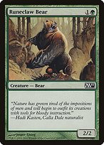 Glossy Finish Magic 2011 Runeclaw Bear ( #195 )