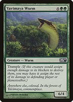 Glossy Finish Magic 2011 Yavimaya Wurm ( #200 )