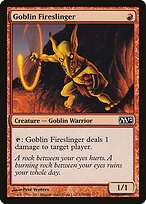 Glossy Finish Magic 2012 Goblin Fireslinger ( #139 )