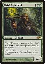 Glossy Finish Magic 2012 Elvish Archdruid ( #172 )