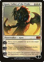 Matte Finish Magic 2013 Ajani, Caller of the Pride ( #1 )