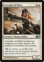 Matte Finish Magic 2013 Crusader of Odric ( #10 )