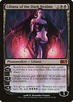Matte Finish Magic 2013 Liliana of the Dark Realms ( #97 )
