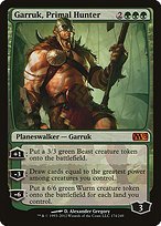 Matte Finish Magic 2013 Garruk, Primal Hunter ( #174 )