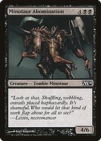 Matte Finish Magic 2014 Minotaur Abomination ( #107 )