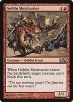 Matte Finish Magic 2014 Goblin Shortcutter ( #142 )