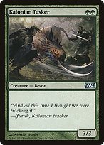 Matte Finish Magic 2014 Kalonian Tusker ( #182 )