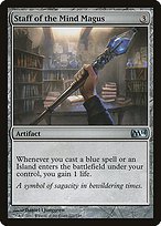 Matte Finish Magic 2014 Staff of the Mind Magus ( #221 )