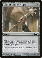 Matte Finish Magic 2014 Staff of the Sun Magus ( #222 )