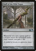 Matte Finish Magic 2014 Staff of the Wild Magus ( #223 )