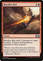 Matte Finish Magic 2015 Blastfire Bolt ( #130 )