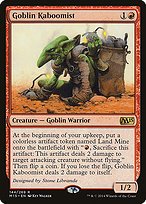 Matte Finish Magic 2015 Goblin Kaboomist ( #144 )