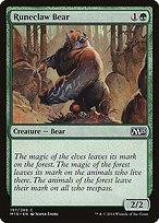 Matte Finish Magic 2015 Runeclaw Bear ( #197 )