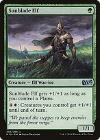 Matte Finish Magic 2015 Sunblade Elf ( #202 )