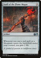 Matte Finish Magic 2015 Staff of the Flame Magus ( #233 )