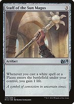 Matte Finish Magic 2015 Staff of the Sun Magus ( #235 )