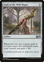 Matte Finish Magic 2015 Staff of the Wild Magus ( #236 )