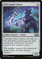 Matte Finish Magic 2015 Will-Forged Golem ( #239 )