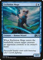 Glossy Finish Core Set 2019 Exclusion Mage ( #55 )
