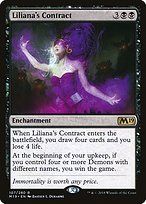 Glossy Finish Core Set 2019 Liliana's Contract ( #107 )