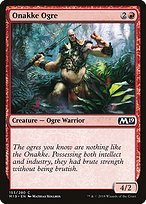Glossy Finish Core Set 2019 Onakke Ogre ( #153 )