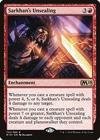Glossy Finish Core Set 2019 Sarkhan's Unsealing ( #155 )