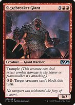 Glossy Finish Core Set 2019 Siegebreaker Giant ( #157 )
