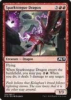 Glossy Finish Core Set 2019 Sparktongue Dragon ( #159 )