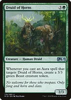 Glossy Finish Core Set 2019 Druid of Horns ( #176 )