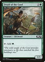 Glossy Finish Core Set 2019 Druid of the Cowl ( #177 )