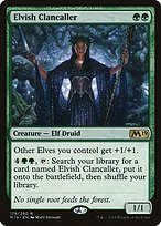Glossy Finish Core Set 2019 Elvish Clancaller ( #179 )