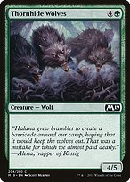 Glossy Finish Core Set 2019 Thornhide Wolves ( #204 )