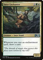 Glossy Finish Core Set 2019 Satyr Enchanter ( #223 )