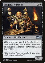 Glossy Finish Core Set 2020 Vengeful Warchief ( #121 )