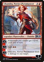 Glossy Finish Core Set 2020 Chandra, Novice Pyromancer ( #128 )