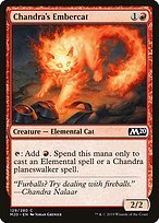 Glossy Finish Core Set 2020 Chandra's Embercat ( #129 )