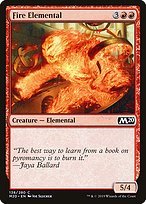 Glossy Finish Core Set 2020 Fire Elemental ( #138 )