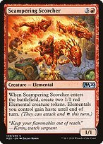 Glossy Finish Core Set 2020 Scampering Scorcher ( #158 )