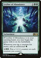Glossy Finish Core Set 2020 Leyline of Abundance ( #179 )