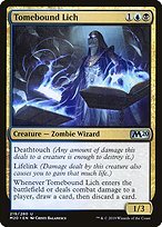 Glossy Finish Core Set 2020 Tomebound Lich ( #219 )